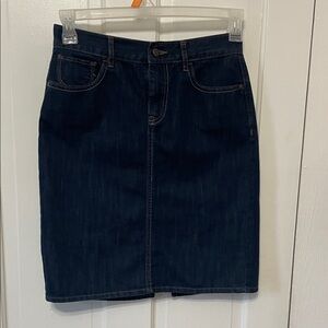 Old Navy Dark Blue Denim Skirt